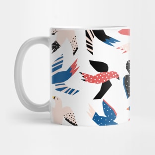 Abstract Birds Mug